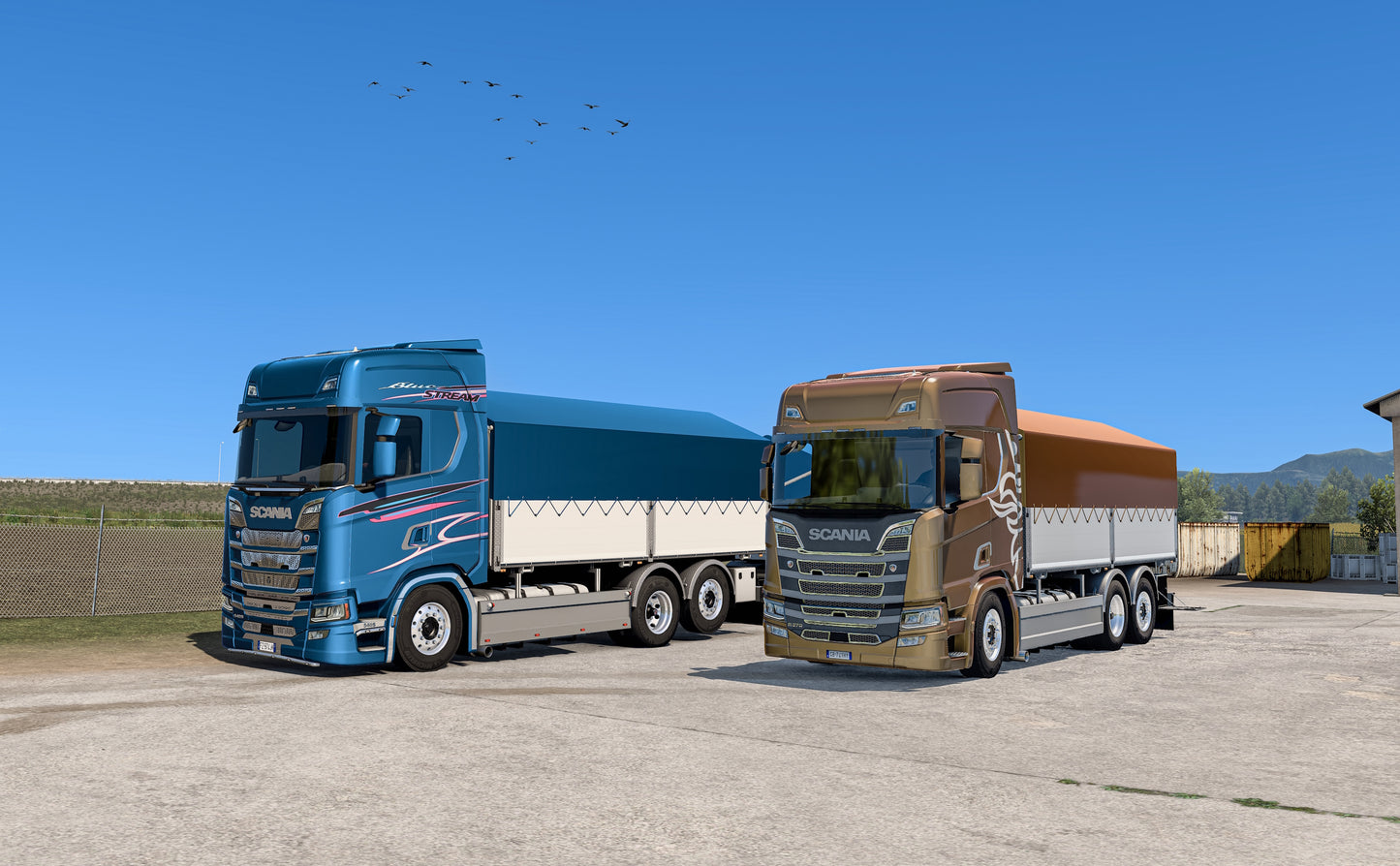 [OSB PACK] Scania NG S/R + 2 axle ownable trailer