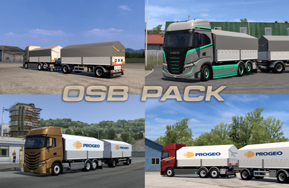 [OSB PACK] Iveco Sway (scs) ADD-ON + 2 axle Trailer