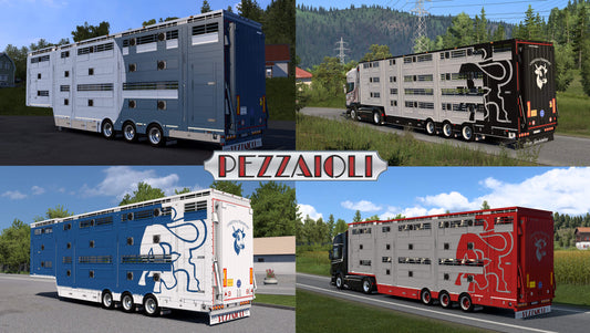 [Pezzaioli semitrailer] Ownable livestock SBA31- 3 floors semitrailer v1.0