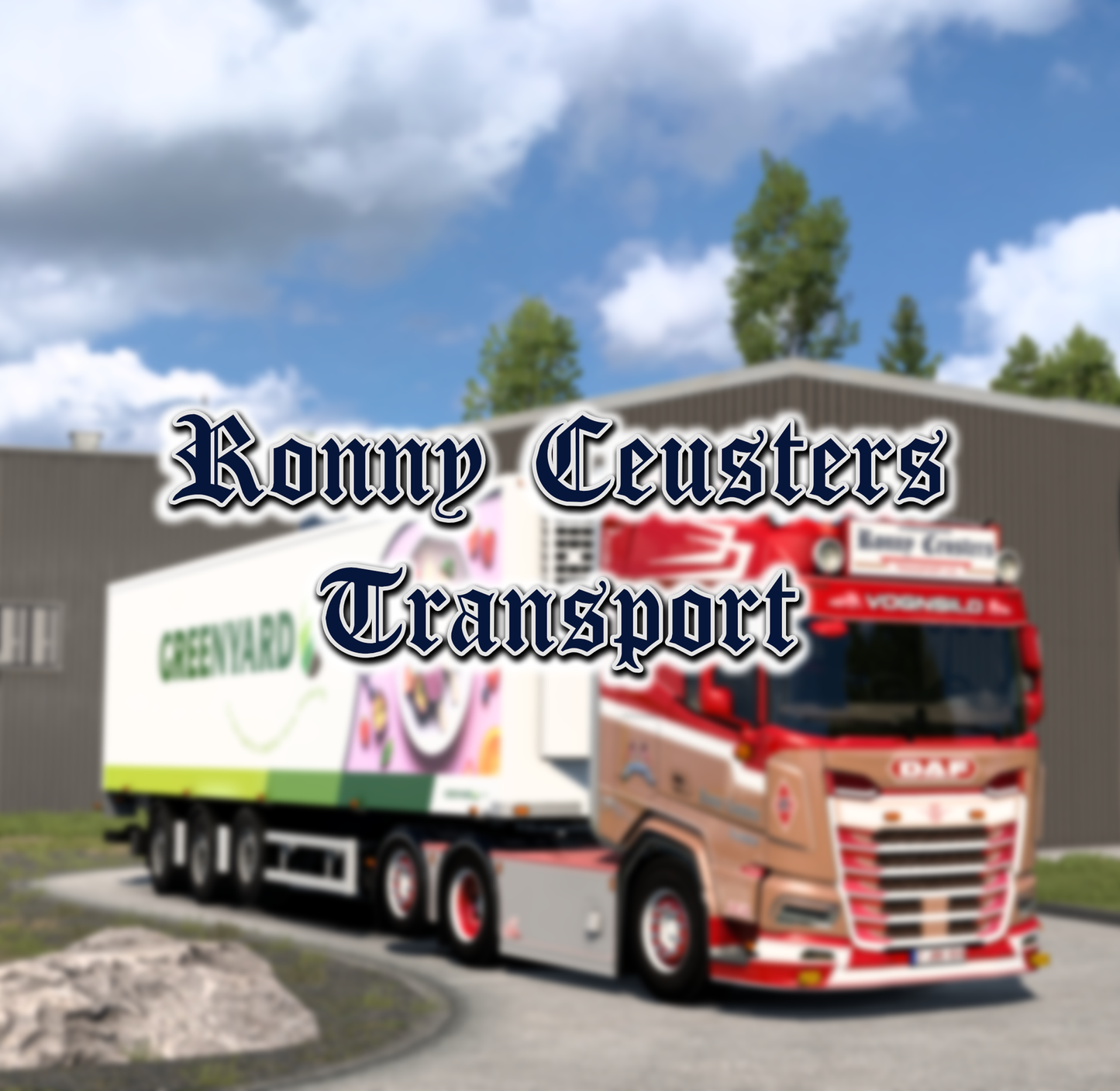 Ronny Ceusters Transport - Daf XF 2025 + VéDéCar Greenyard trailer