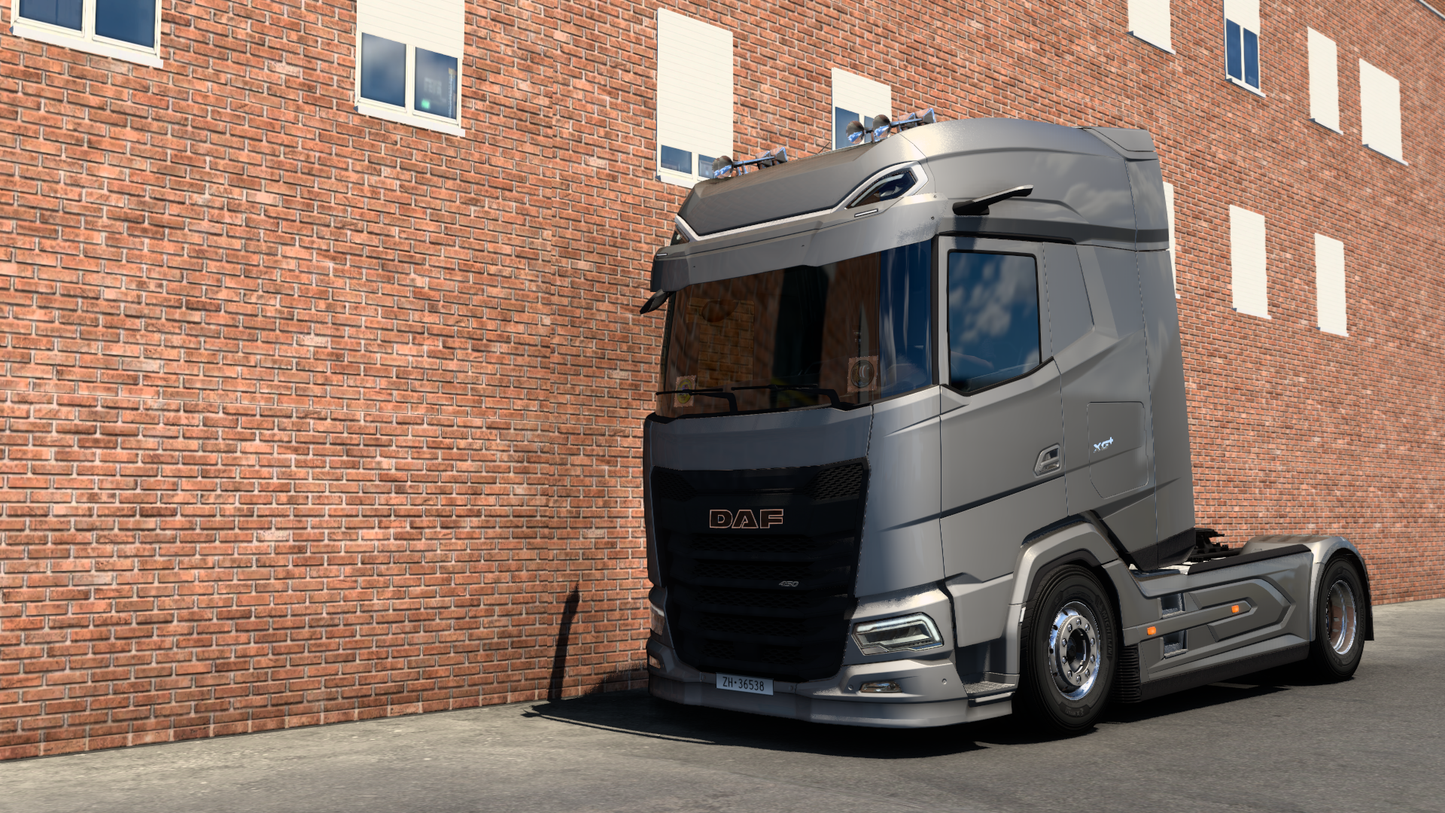 Extended sunshield Daf XG