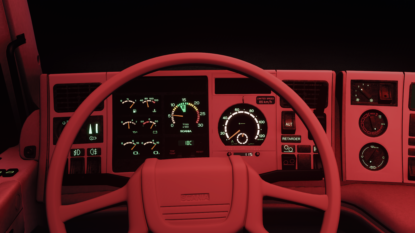 Lux interior Scania R4 rjl