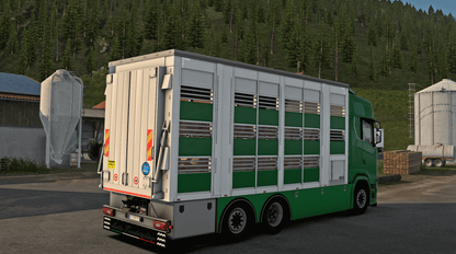 [Pezzaioli Livestock PACK] Scania S addons + 3 axle standalone trailer