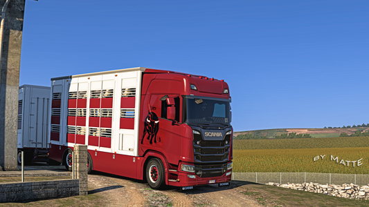 [Pezzaioli Livestock PACK] Scania S addons + 3 axle standalone trailer