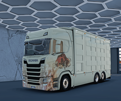 [Pezzaioli Livestock PACK] Scania S addons + 3 axle standalone trailer