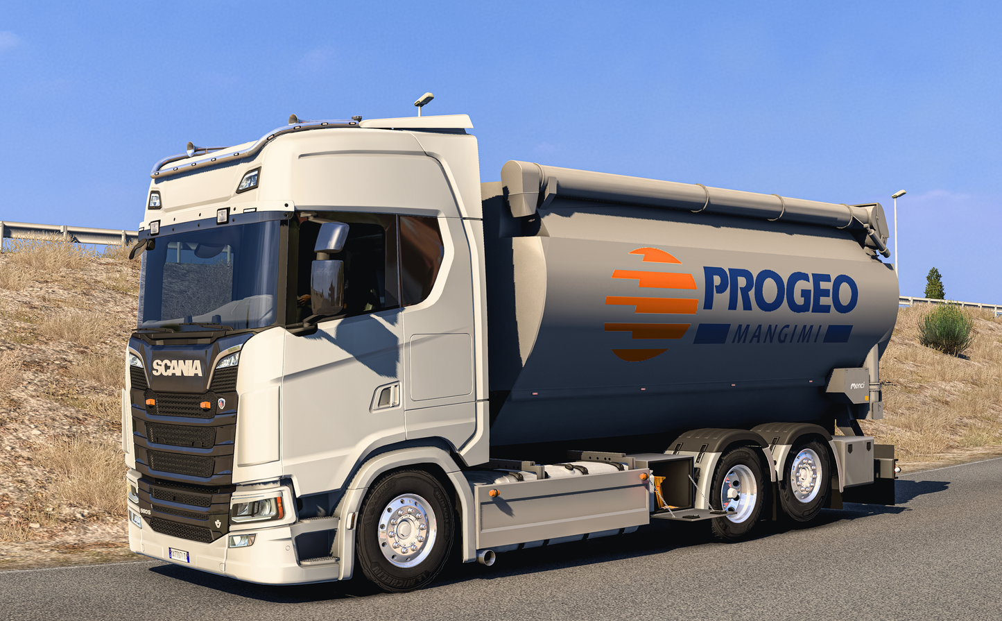 [Menci Venere feedtank PACK] Scania NG R/S + 2 axle standalone trailer