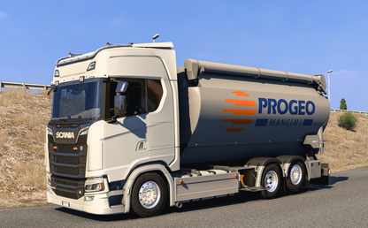 [Menci Venere feedtank PACK] Scania NG R/S + 2 axle standalone trailer