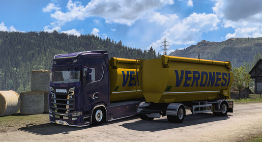 [Menci Venere feedtank PACK] Scania NG R/S + 2 axle standalone trailer