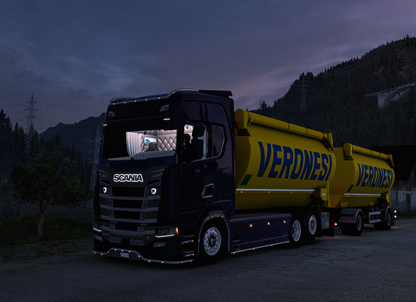 [Menci Venere feedtank PACK] Scania NG R/S + 2 axle standalone trailer