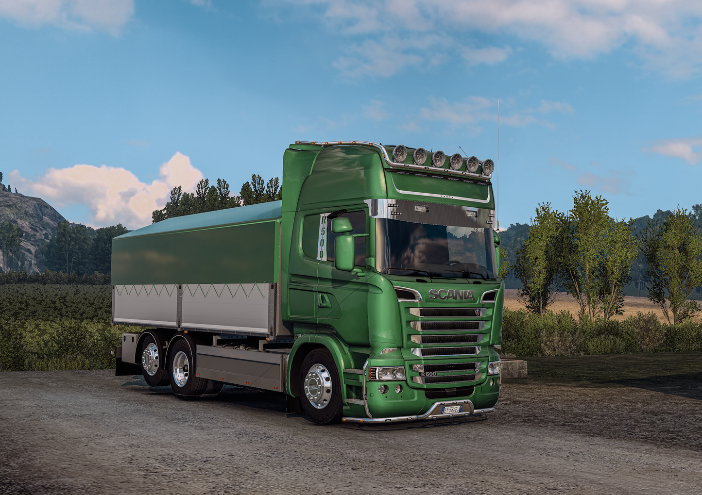 [OSB PACK] for Scania RJL r4r5r6 + Ownable 2 axle trailer