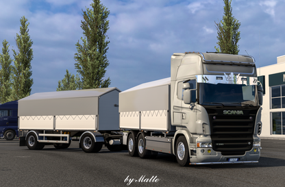 [OSB PACK] for Scania RJL r4r5r6 + Ownable 2 axle trailer