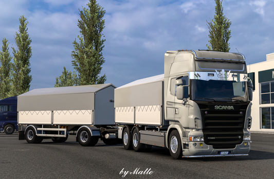 [OSB PACK] for Scania RJL r4r5r6 + Ownable 2 axle trailer
