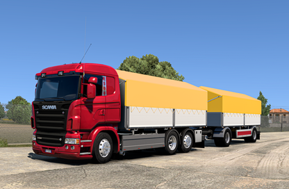 [OSB PACK] for Scania RJL r4r5r6 + Ownable 2 axle trailer