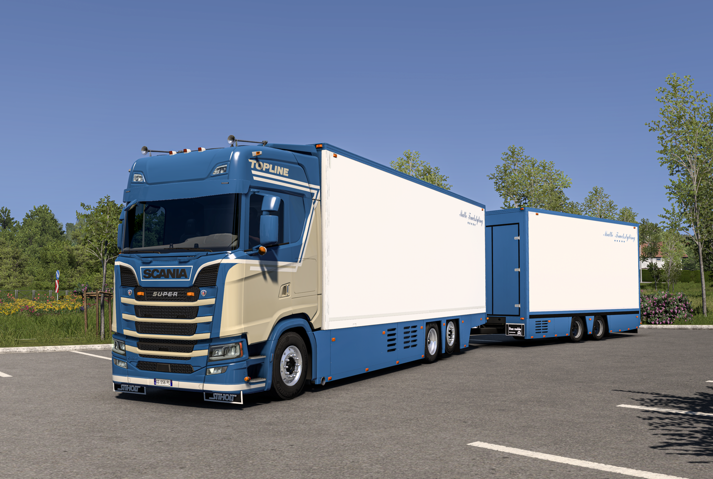 [Theo Mulder BV] Scania Next gen S/R ADD-ON + Ownable trailer