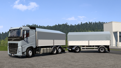 [OSB PACK] Volvo FH5 (by Sanax) + Ownable 2 axle cereal trailer