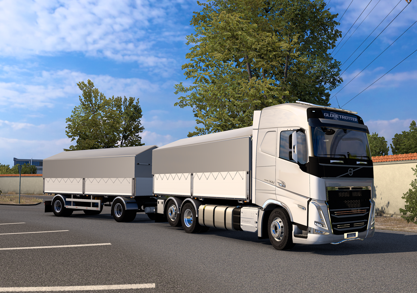 [OSB PACK] Volvo FH5 (by Sanax) + Ownable 2 axle cereal trailer
