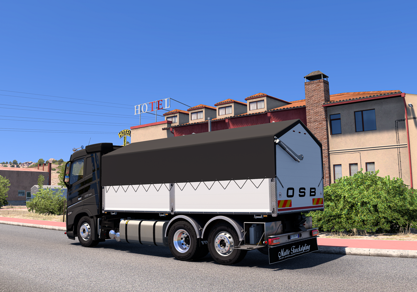 [OSB PACK] Volvo FH5 (by Sanax) + Ownable 2 axle cereal trailer