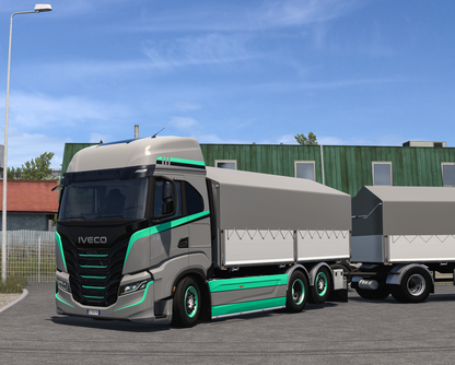 [OSB PACK] Iveco Sway (scs) ADD-ON + 2 axle Trailer