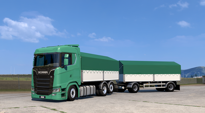 [OSB PACK] Scania NG S/R + 2 axle ownable trailer