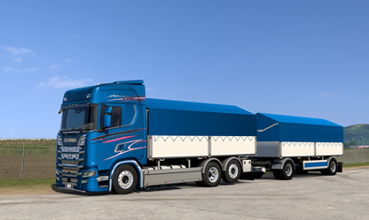 [OSB PACK] Scania NG S/R + 2 axle ownable trailer