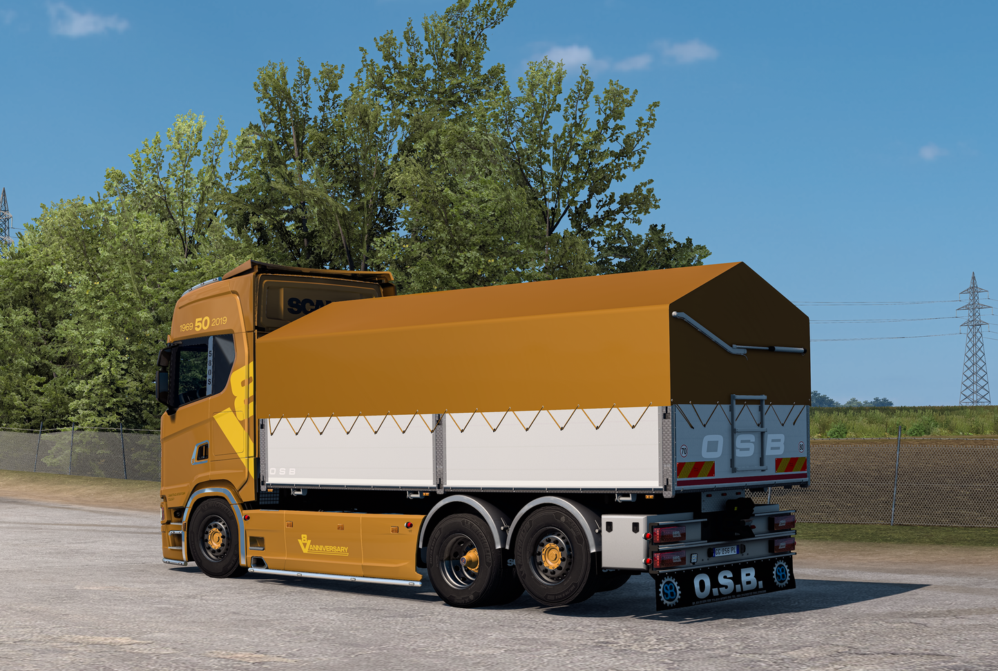 [OSB PACK] Scania NG S/R + 2 axle ownable trailer