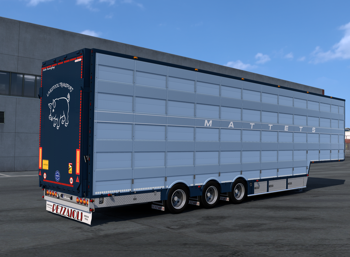 [Pezzaioli semitrailer] Ownable livestock SBA31- 5 floors semitrailer v1.0
