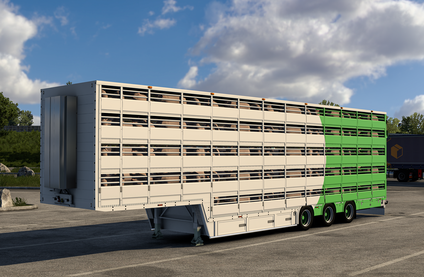 [Pezzaioli semitrailer] Ownable livestock SBA31- 5 floors semitrailer v1.0
