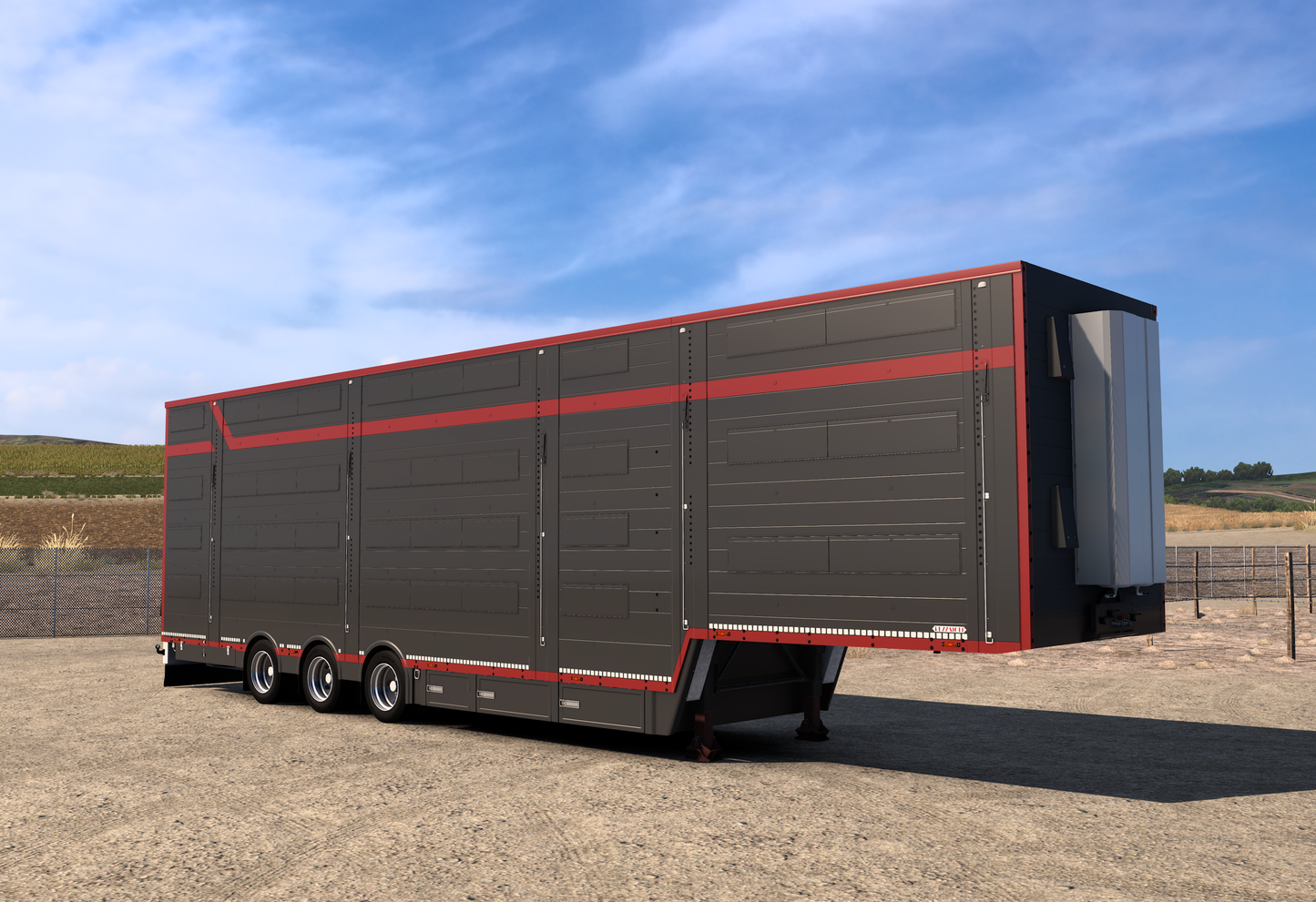 [Pezzaioli semitrailer] Ownable livestock SBA31- 3 floors semitrailer v1.0