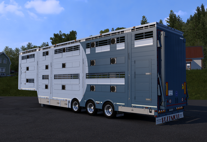 [Pezzaioli semitrailer] Ownable livestock SBA31- 3 floors semitrailer v1.0