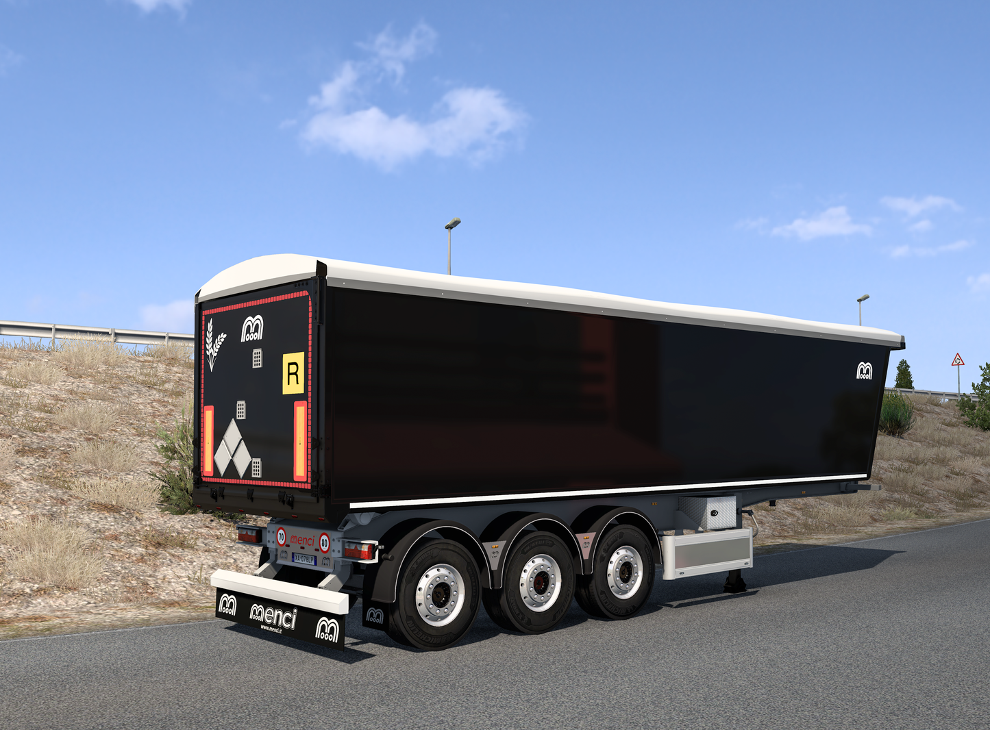 Menci tipper ownable semitrailer