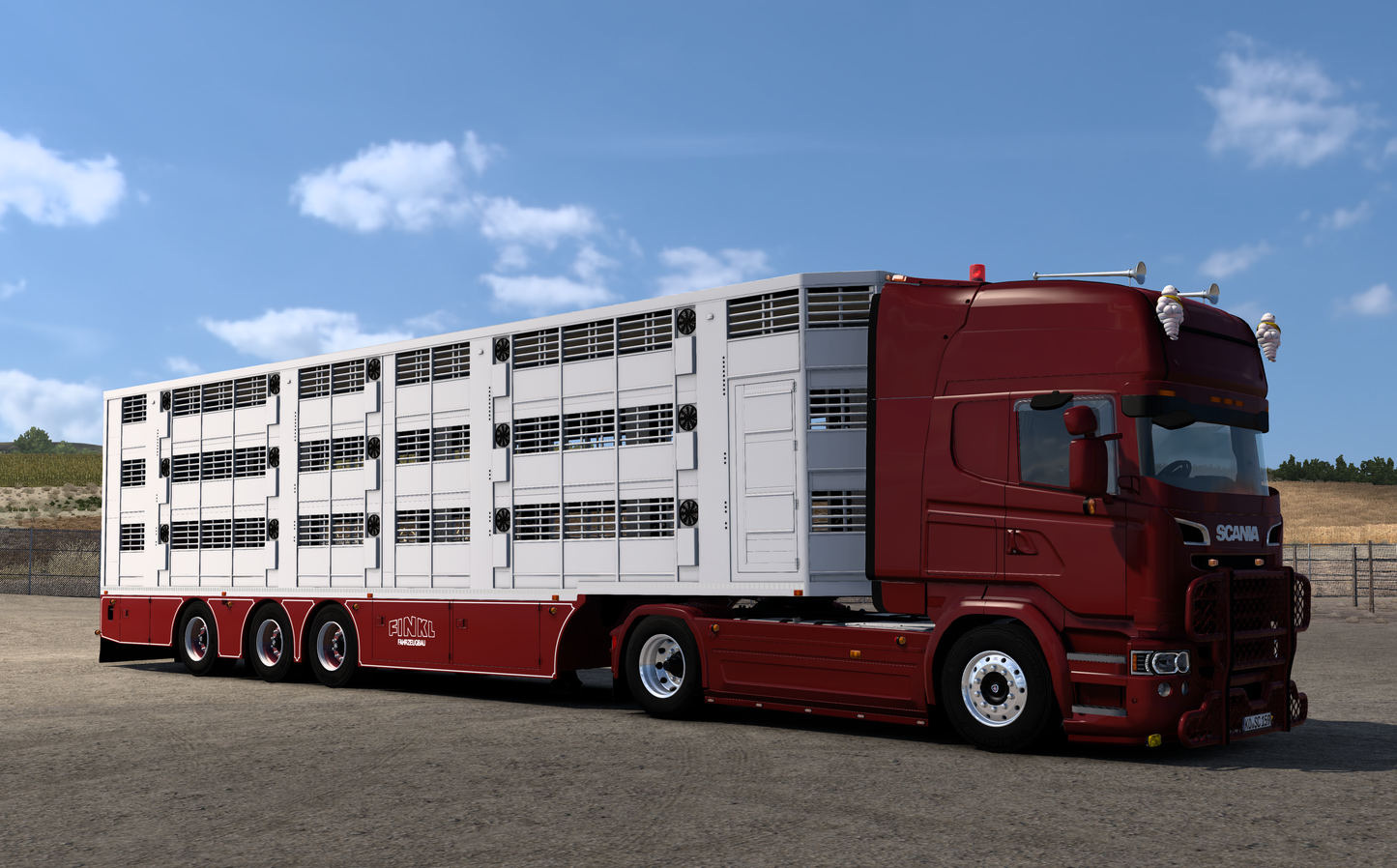 Finkl livestock ownable semitrailer - 3 floors