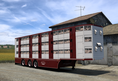 Finkl livestock ownable semitrailer - 3 floors