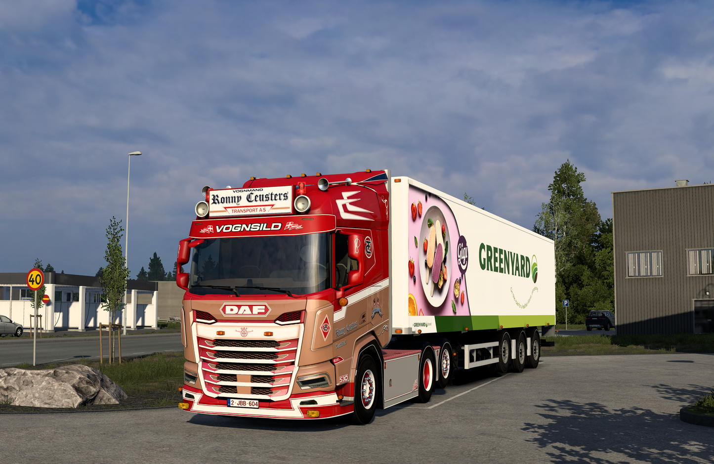 Ronny Ceusters Transport - Daf XF 2025 + VéDéCar Greenyard trailer