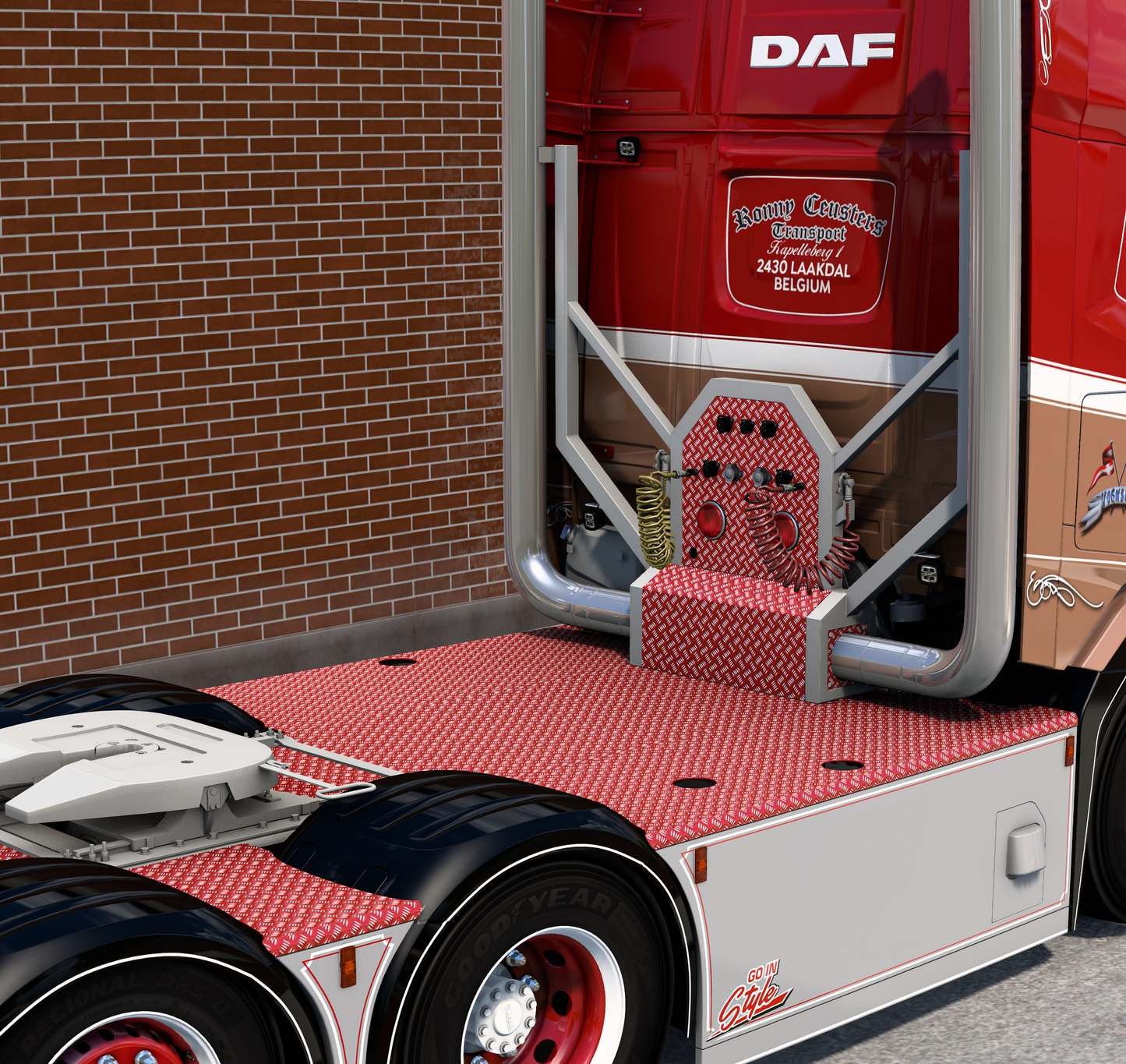 Ronny Ceusters Transport - Daf XF 2025 + VéDéCar Greenyard trailer