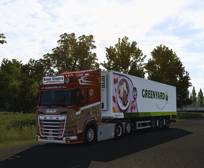 Ronny Ceusters Transport - Daf XF 2025 + VéDéCar Greenyard trailer