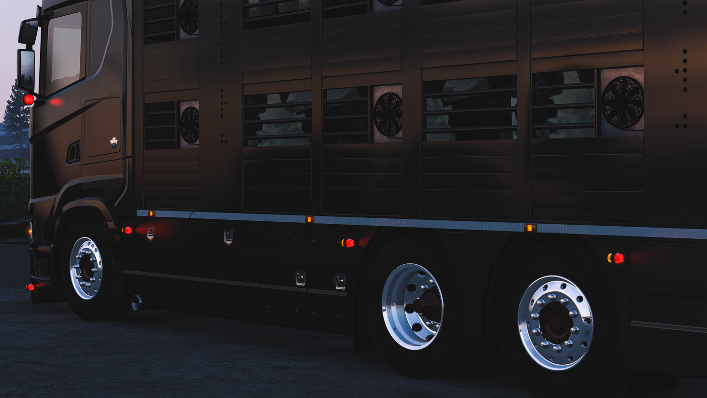 [IRMA Livestock Pack] Scania S + 3 axle Ownable trailer