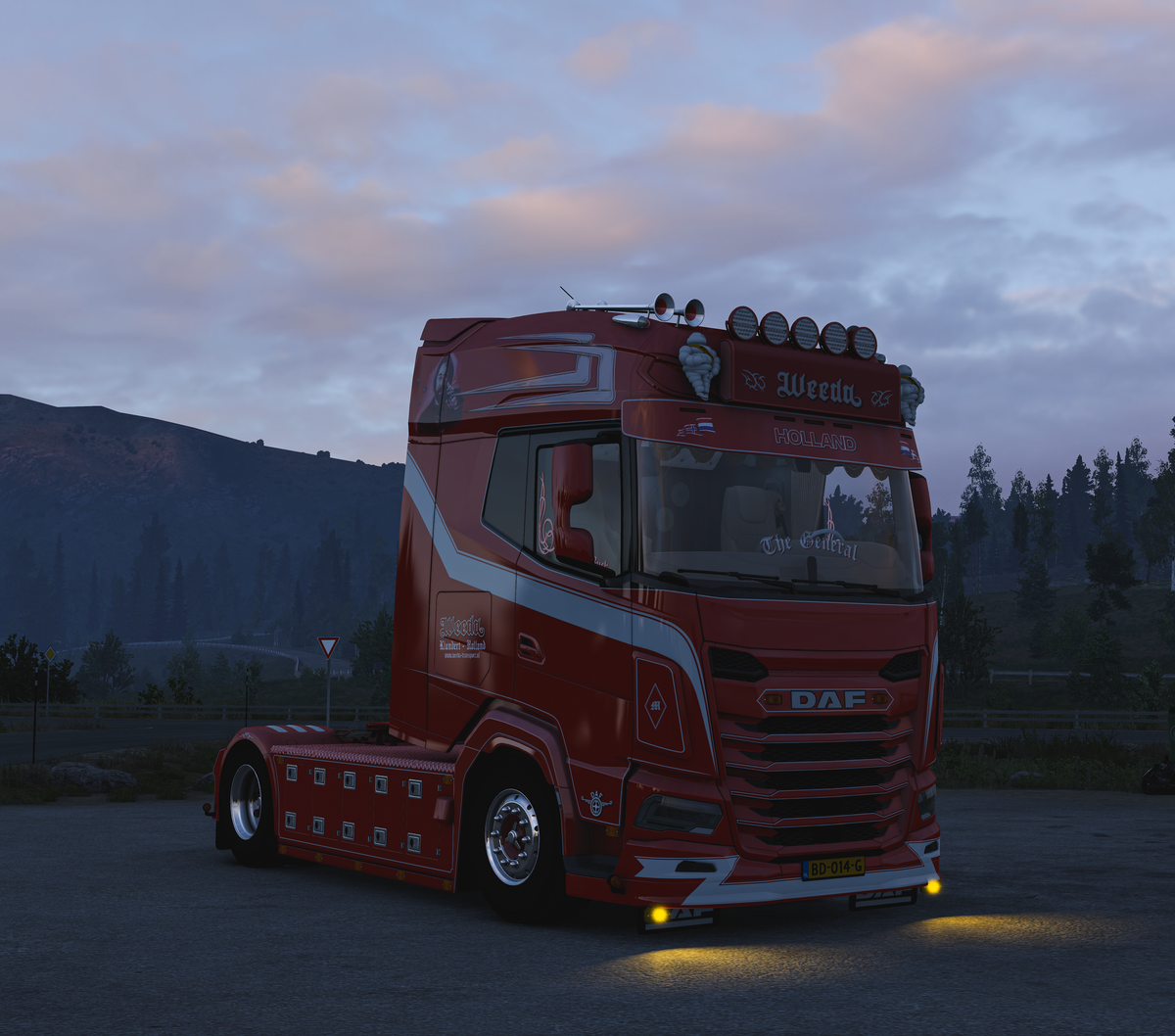 Weeda Transport - Daf XG+ 530 "The General"