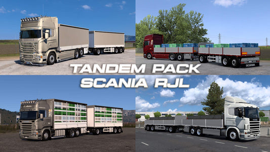 [MEGAMOD] Tandem pack Scania RJL 4s 5s 6s v1.0