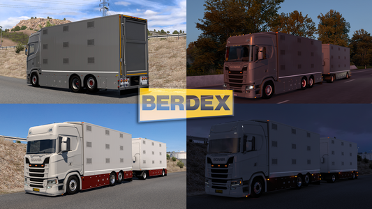 [Berdex Livestock Pack] Scania S + Ownable 2 axle trailer